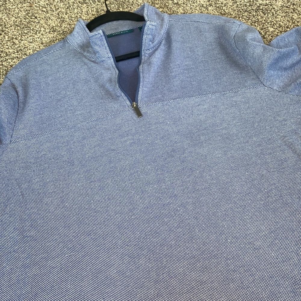 Perry Ellis Quarter Zip Pullover - Picture 10 of 10